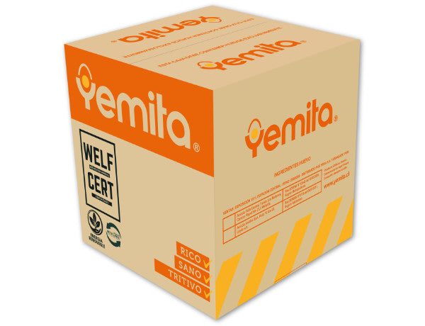 Yemita Segunda Blanco y Color 180 Huevos