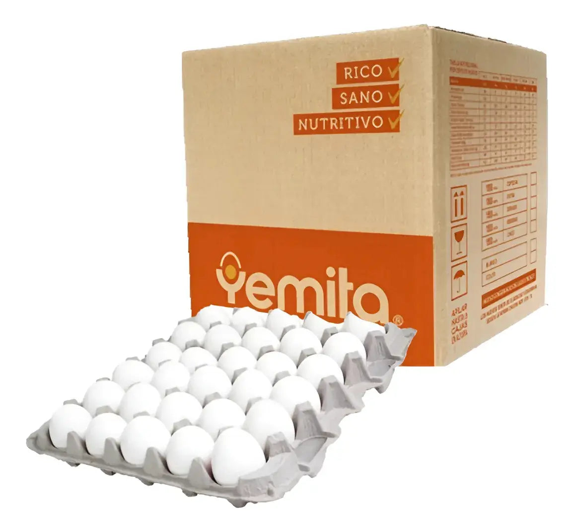 Yemita Segunda Blanco y Color 180 Huevos